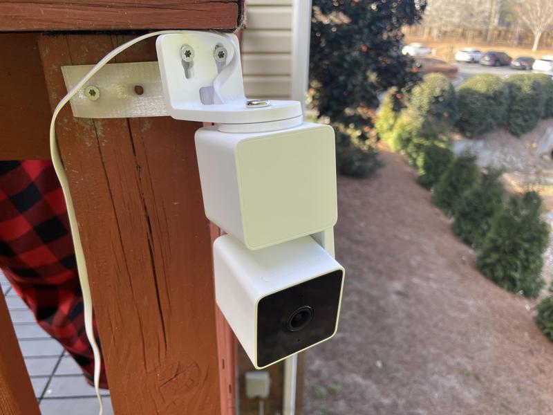 Wyze Cam Pan v3 corner mount for fence post or anything that is 90.