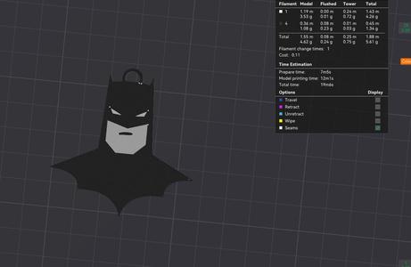 Batman keychain