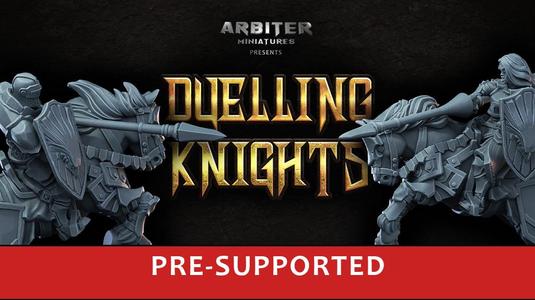 Arbiter Miniatures Kickstarter 9: Dueling Knights, Pre-supported