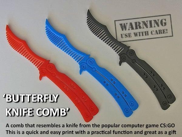 Butterfly Knife Comb