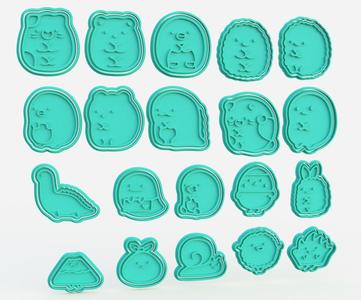 Sumikko Gurashi ,Kawaii Cute Cookie Cutter set of 20