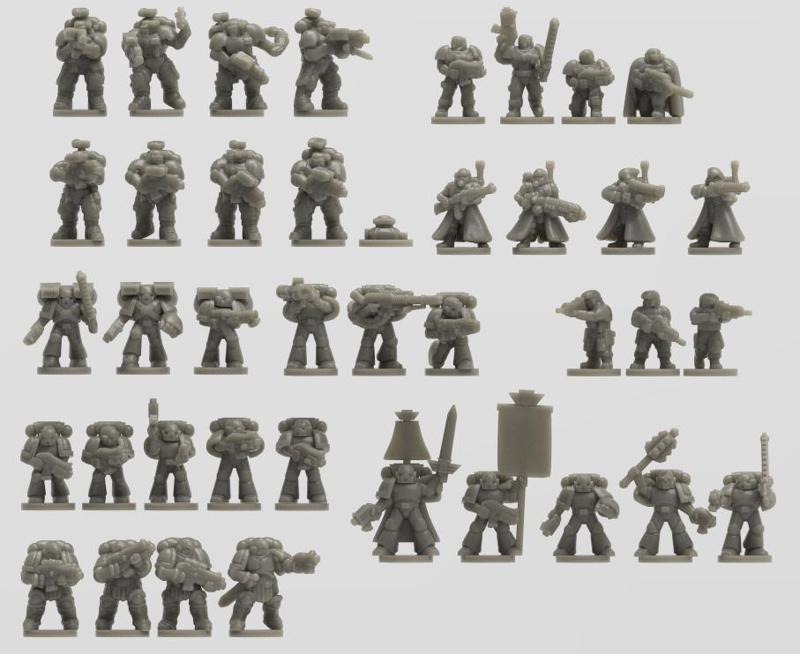 Tiny 6mm marine collection