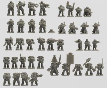 Tiny 6mm marine collection