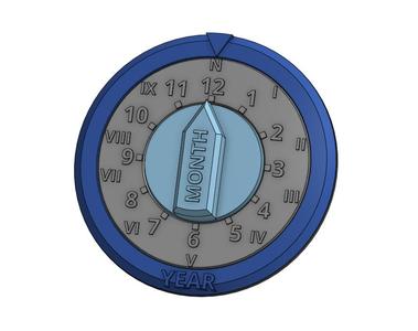 Reminder Clock (Year & Month)