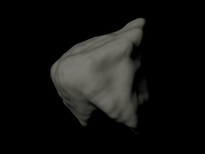 6489 Golevka scaled one in eight thousand