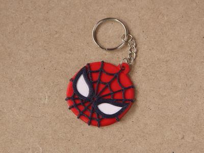 Keychain Multicolor Spiderman