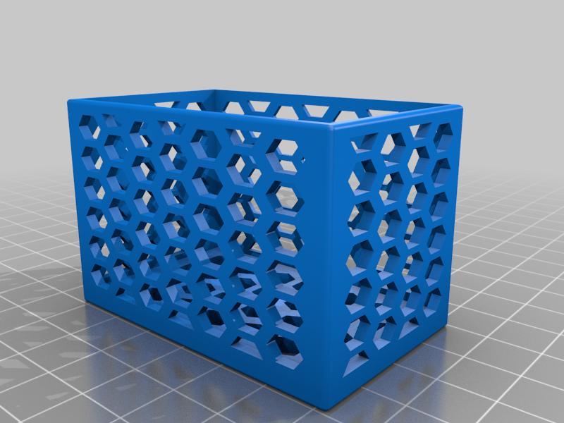 Storage Container for Sweetener Packets - Honeycomb Walls