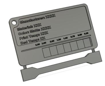 Filament Sample Swatches
