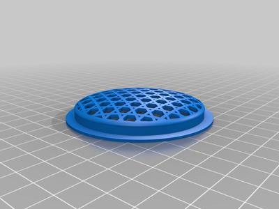 KRK Rokit 5" Gen4 speaker mesh grill.  OpenSCAD