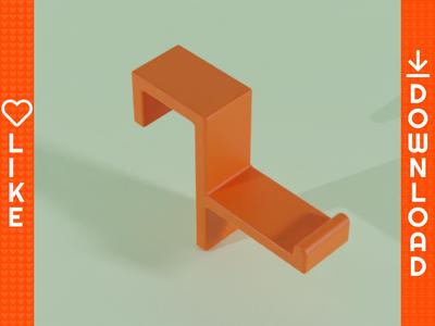 Extra long arm headset hook