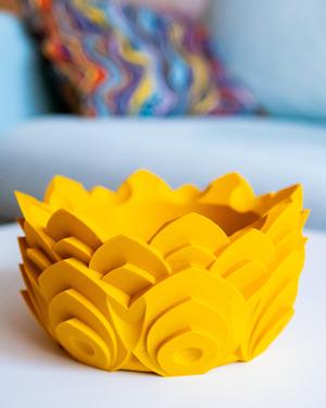 Lotus Luminis – Geometric Bowl / Planter