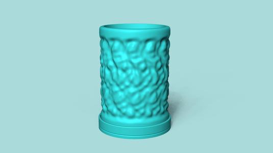 Vase 08 with Plate - Simple Plant Pot - Home Decor