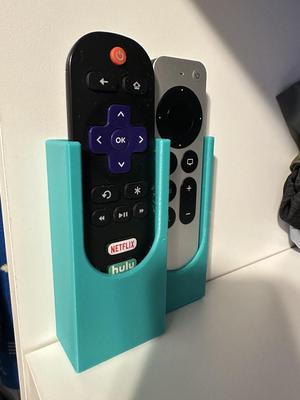Remote Holder for Apple TV Siri Remote and Roku