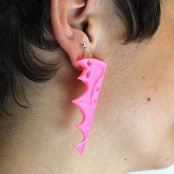 MMF TV Design Stream Test #2 Atom Jaay Earrings