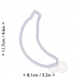 Banana Cookie Cutter 4.25in / 10.8cm