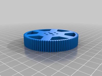 90t gear to mount mecanum wheel to Rev Robotics gear chain
