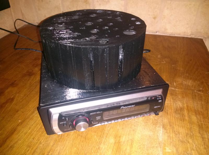 din car radio + speaker 16cm