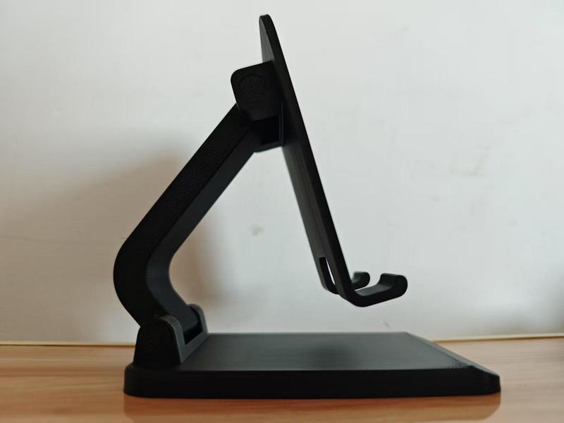 Foldable phone and tablet stand, easy angle adjustment