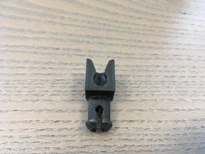 Dishwasher  basket's wheel mount.