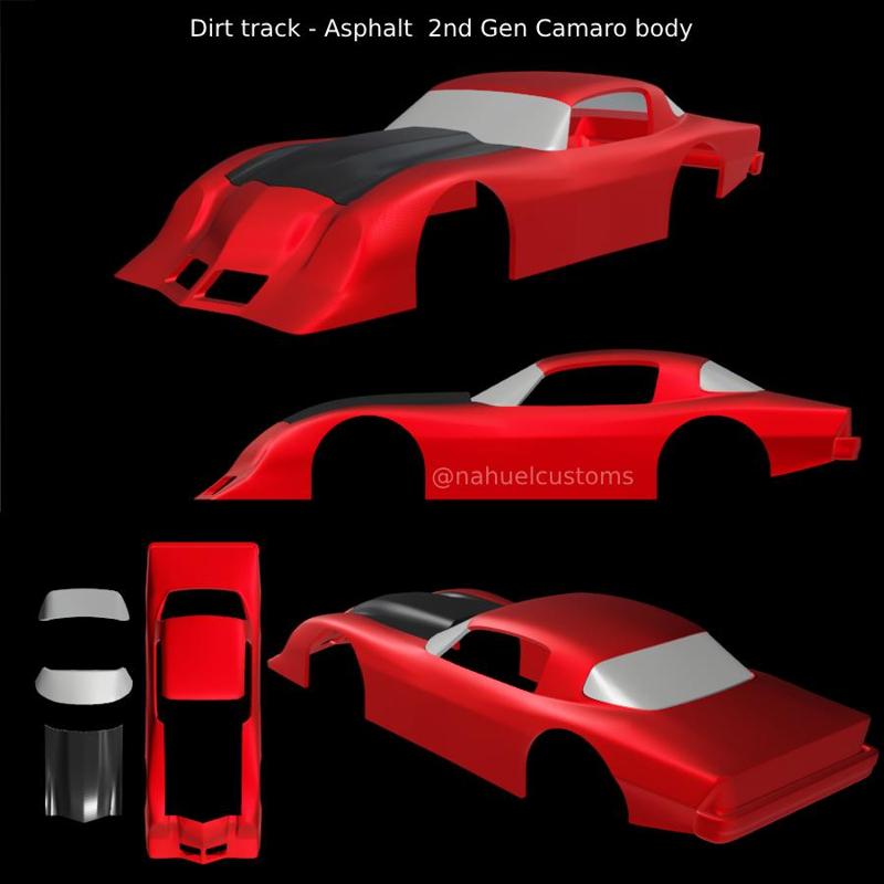 Dirt track - Asphalt  2nd Gen Camaro body