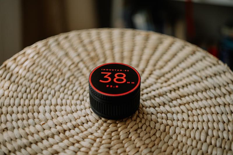 Industar-95 lens rehousing Elikon 35C