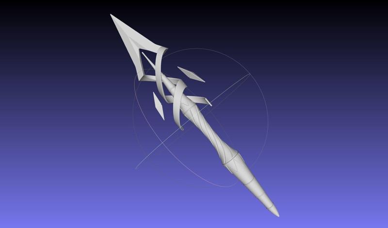 Fate Grand Order Bradamante Lance Printable Assembly