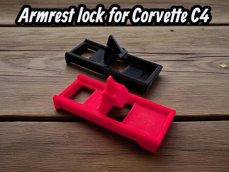 Armrest lock for Corvette C4