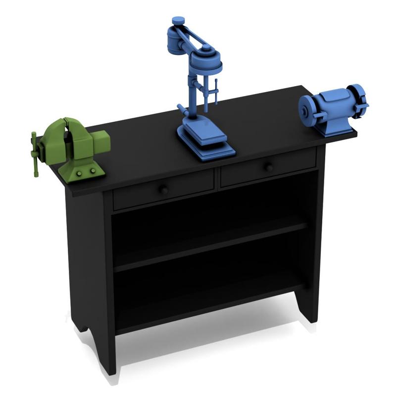 Workshop Pack – Workbenches & Tools 1/35 1/43 1/48 1/72