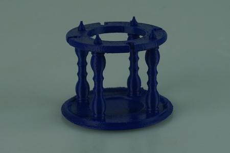 Bottle stand with chalice holders
