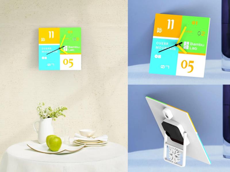 Creative Home Clock (Wall-mountable or Tabletop)