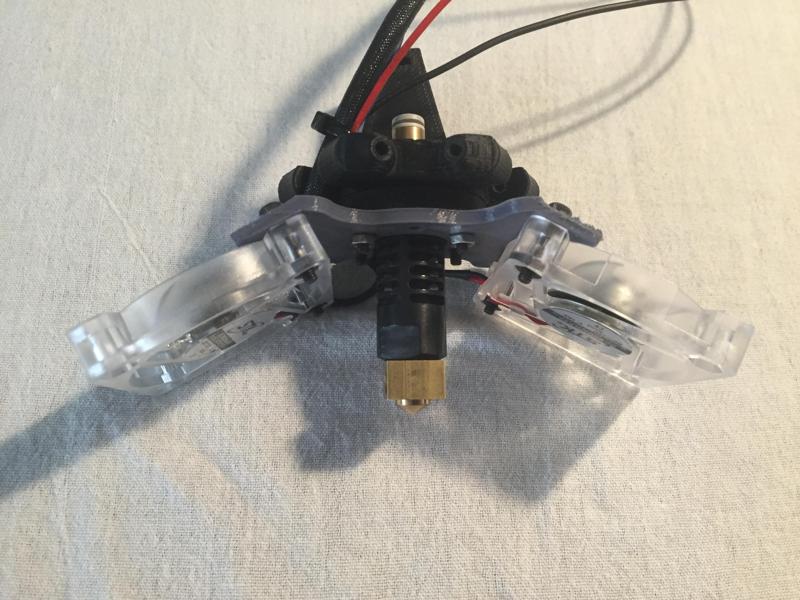 Kossel Mini Effector Dual 50mm Fan Mount