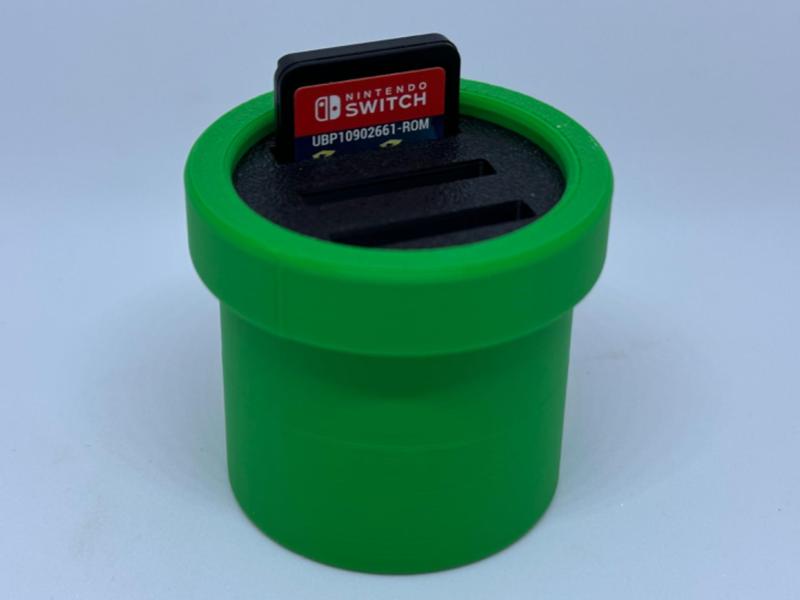 Nintendo Switch 3 Game Cartridge Warp Pipe Holder