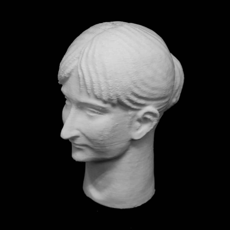 Márta Károlyi bust in Deva, Romania