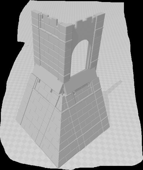 Playmobil Steck Steep corner wall