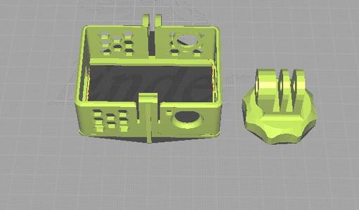 Campark 4k action camera mount w/ 1/4 -20 mount