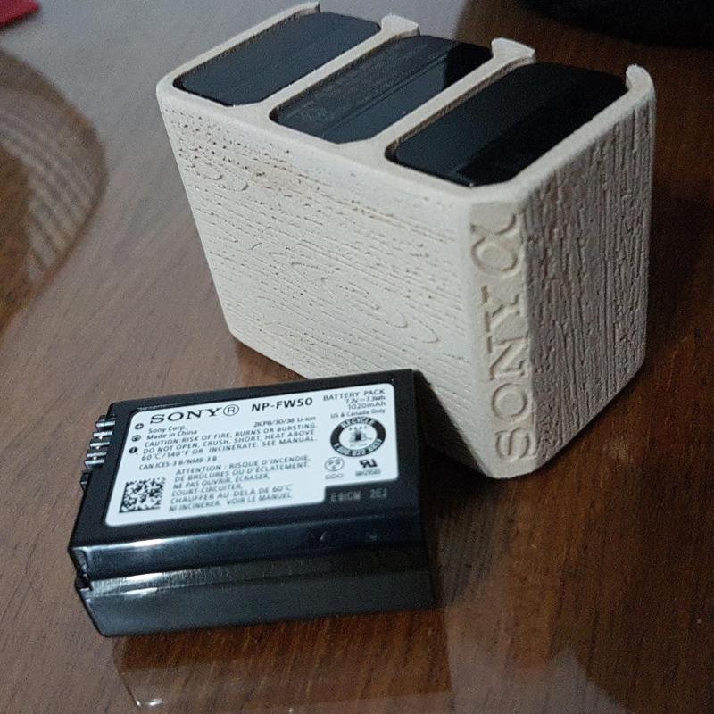 Dock (1,2 or 3) SONY Alpha Batteries (NP-FW50)