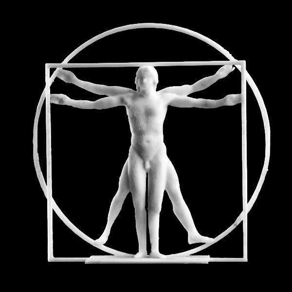 The Vitruvian Man Sculpture at Belgrave Square, London