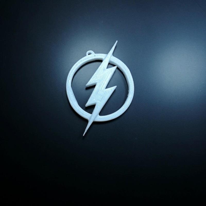 The Flash Logo Keychain