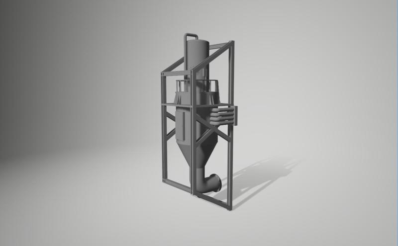 N Scale HVAC for Industrial factories