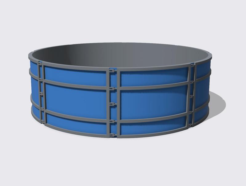 Above Ground Water Storage Tank Panel