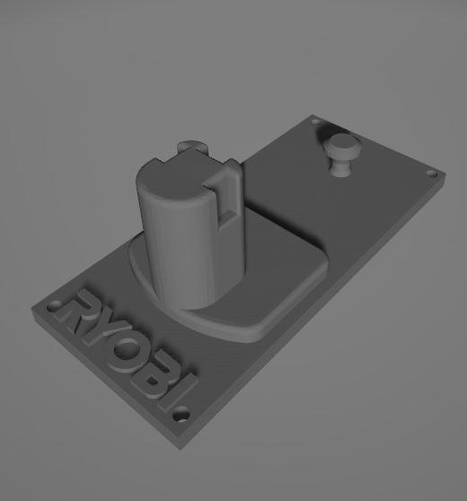 Ryobi Vertical Tool mount(Hedge Trimmer, pruner)