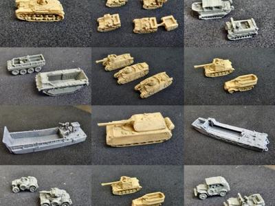 1:200 Tanks and Vehicles - Pack 3