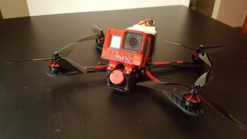 Gopro hero5/6/7 mount for Ethix cougar frame