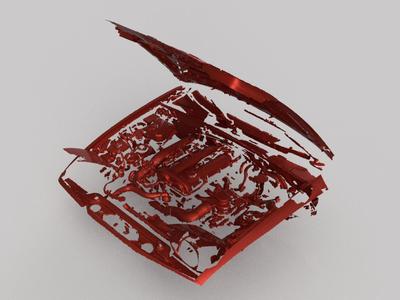 MAZDA MIATA MX-5 NA MK1 - ENGINE COMPARTMENT - 3D SCAN