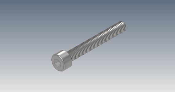 M4x30 - M4x30x20 - M4x30x25 Socket Head (DIN 912) Standard Bolts