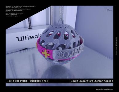 Boule décorative du nouvel an V.2