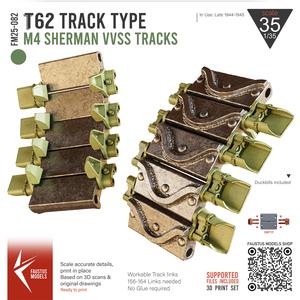 T62 Type M4 Sherman VVSS Track FM25-082