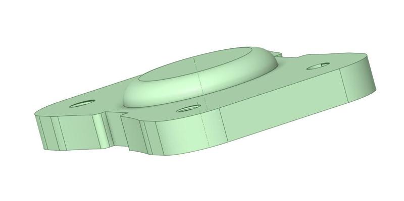 Bongo Bracket Plate c/w Threads