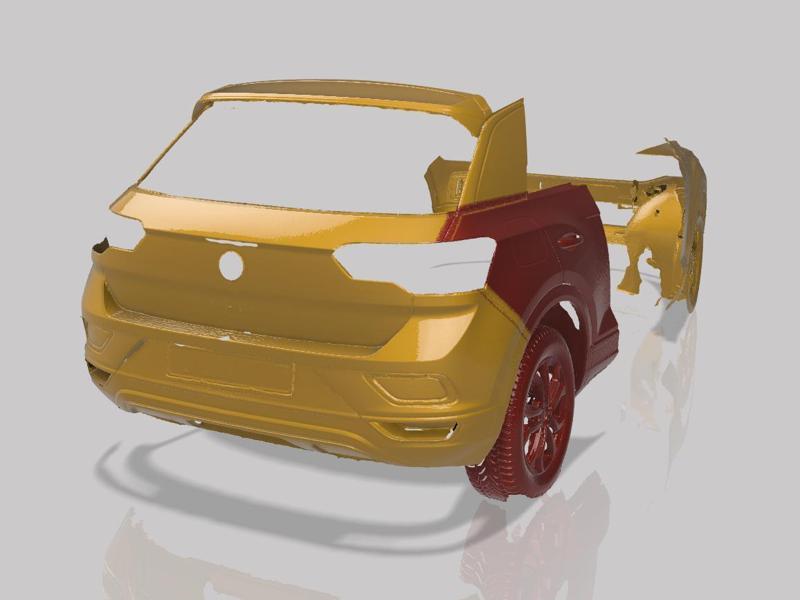 VOLKSWAGEN T-ROC - REAR FENDER - 3D SCAN