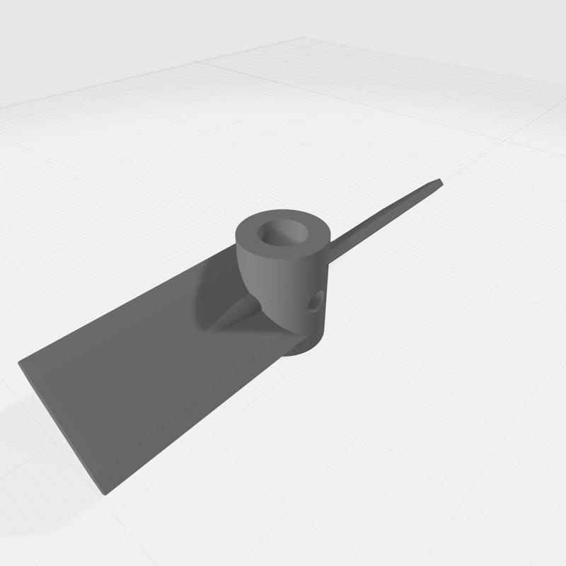 Pitched-Blade Impeller – 2-Blade (60 mm Diameter x 20 mm Height)